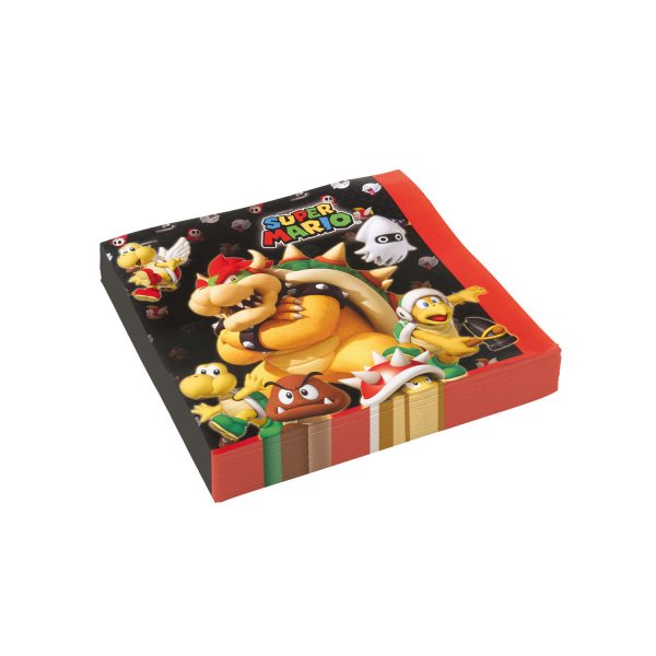 20 Servietten Super Mario 33 x 33cm