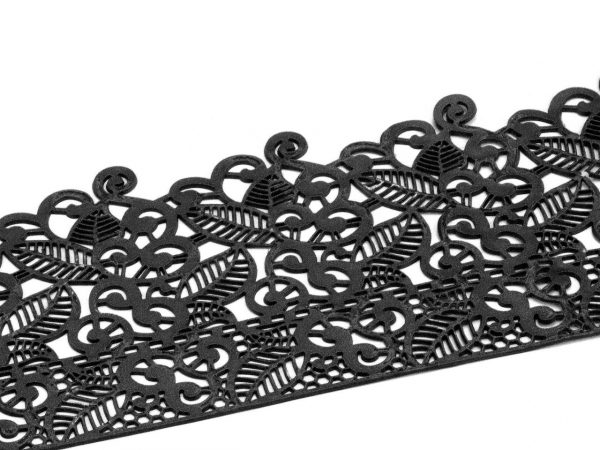 Cake Lace Essbare Tortenspitze Torte Spitze schwarz