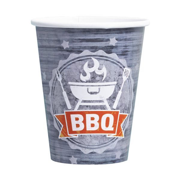 Becher BBQ Party, Papier 250 ml