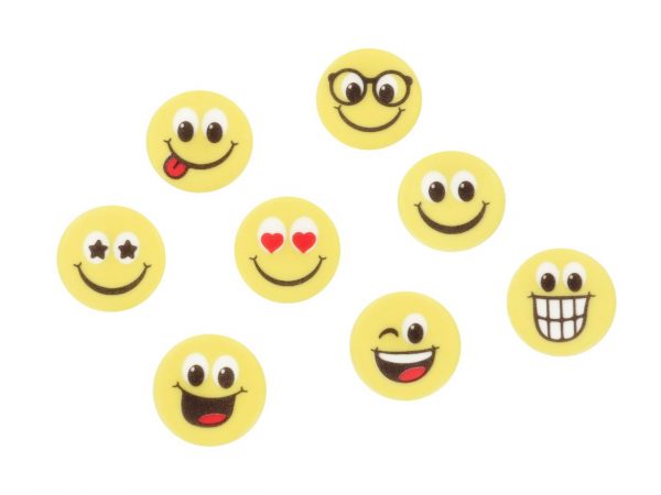 Cake-Masters Dekoraufleger Smiley/ Happy Faces 10 Stück