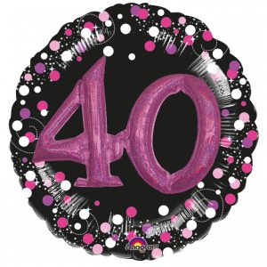 Folienballon Multi Balloon Sparkling Pink 40