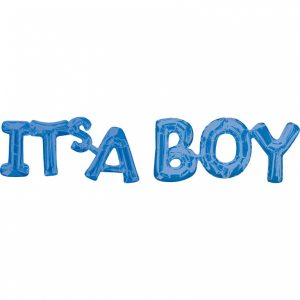 Folienballon SuperShape Satz "It's a Boy!"