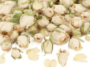 CM Basics Rosenknospen weiß, natur 10g