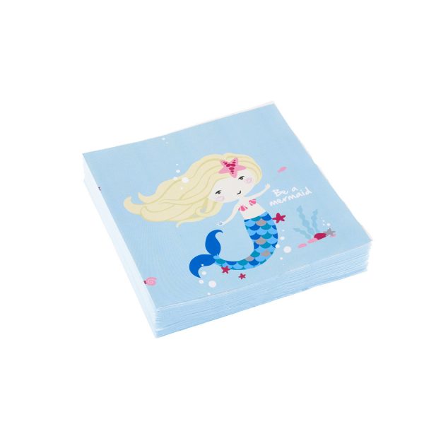 20 Servietten Be a Mermaid 33 x 33cm