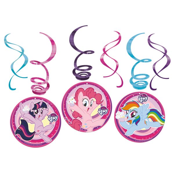 6 Deko-Spiralen My Little Pony 61cm