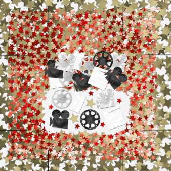 183695-369000-2-3-338 Konfetti Hollywood Folie 14 g