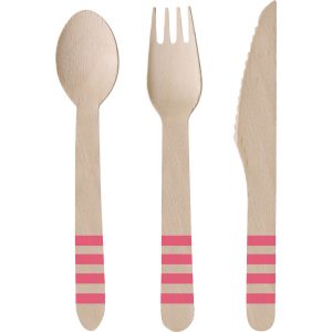 Besteck Flamingo Paradise Holz