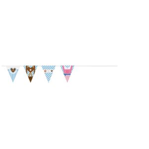 Wimpelkette Oktoberfest Plastik 400 x 19,5 cm