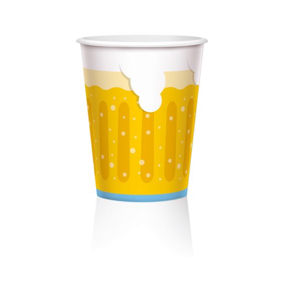 6 Becher Oktoberfest Papier 450 ml