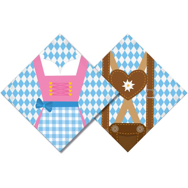 20 Servietten Oktoberfest 33 x 33 cm