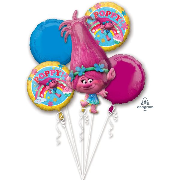 Folienballon Bouquet "Trolls"