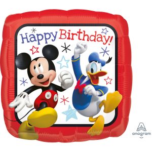 Standard Folienballon "Micky und die flinken Flitzer- HBD"