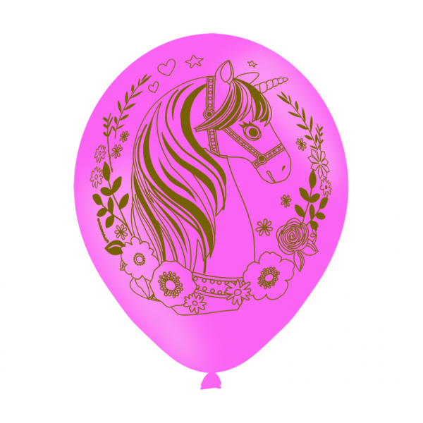 6 Latexballons Magical Unicorn 27,5 cm/11"