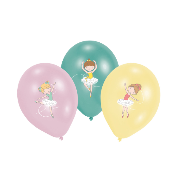6 Latexballons Little Dancer 27,5 cm / 11"