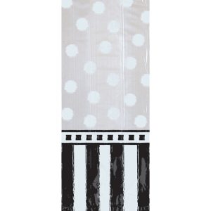 20 Zellophantüten Birthday Accessories - Black & White