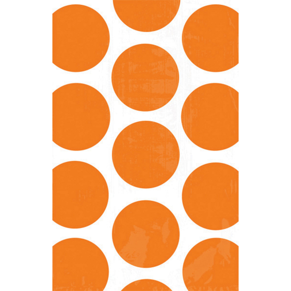 Papiertüten Polkadots orange