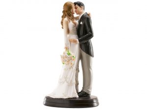 Dekora Tortenaufsatz Hochzeitspaar Maria und Juan 18cm