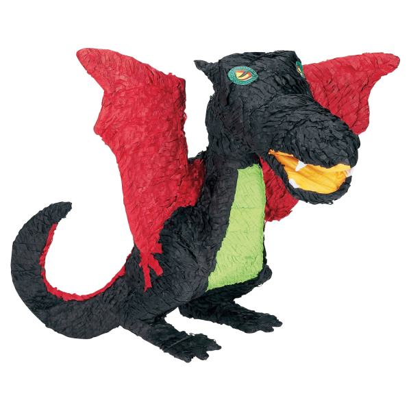 Pinata schwarzer Drache Papier