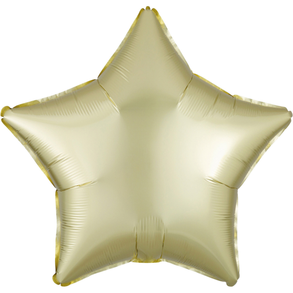 1881632-3990301-2-3-600 Standard Satin Luxe Pastel-Gelb Stern Folienballon
