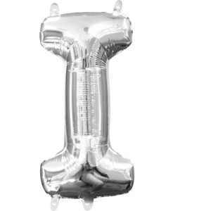 Folienballon Air-Filled "I" silber