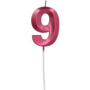 18889 Kerze Glamour Ziffer / Zahl 9