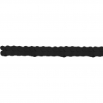 Papiergirlande schwarz