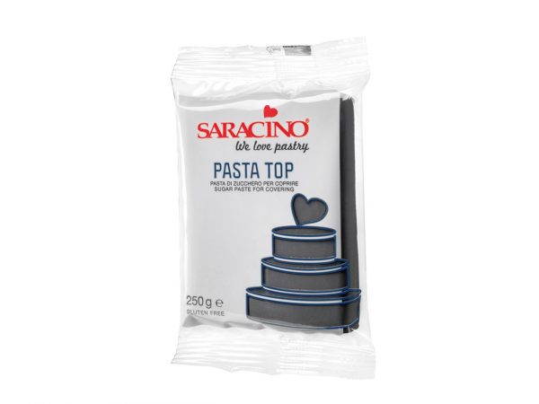 Saracino Pasta Top Rollfondant Schwarz 250gr.