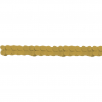 Papiergirlande gold