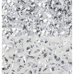 Konfetti Glitzer silber Folie 42 g