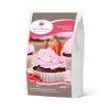 White plastic food packaging. Cake-Masters Fluffy Icing Cream Strawberry 450g