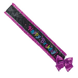 Schärpe Birthday Chic Gewebe 76,2 x 12,7 cm