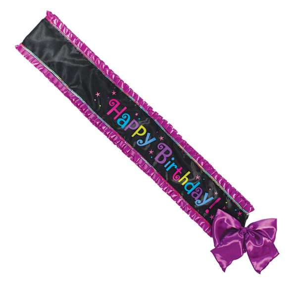 Schärpe Birthday Chic Gewebe 76,2 x 12,7 cm