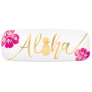 Servierteller Aloha Plastik 44,5 x 16,5 cm