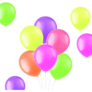 Ballons Bright Neons 30cm - 10 Stück