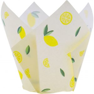 PME Tulpen Muffinförmchen Zitrone Pk/24