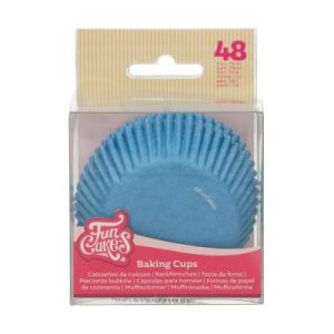 FunCakes Backförmchen -BLAU- PK/48