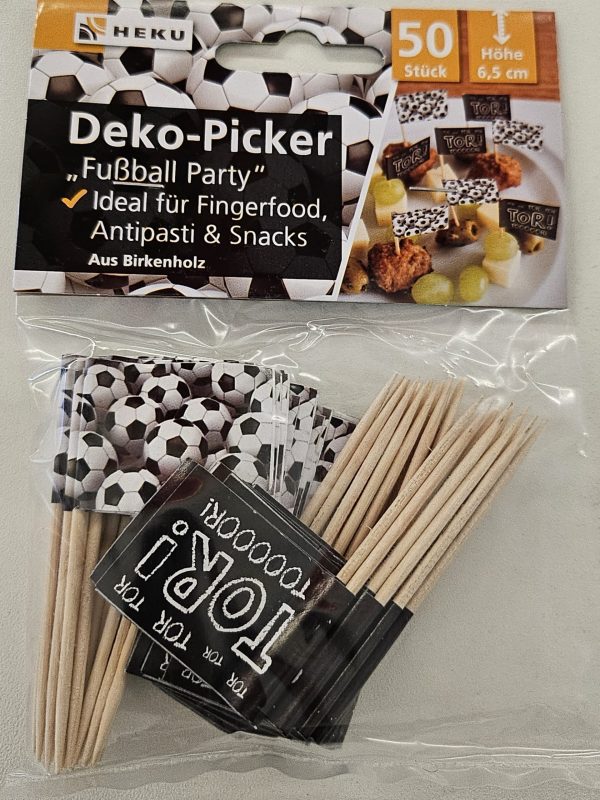 50 Deko Picker Fußball