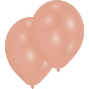 10 Latex Balloons Pearl rosegold 27.5cm/11