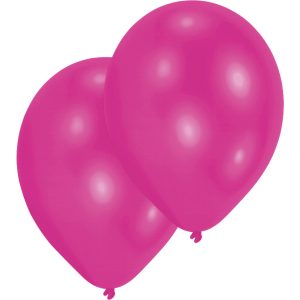 50 Latex Balloons Metallic magenta 27.5cm/11"