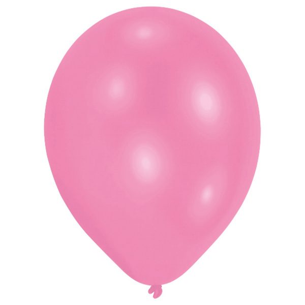 25 Latex Balloons rosa 27.5cm/11