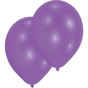 25 Latex Balloons Metallic purple 27.5cm/11"