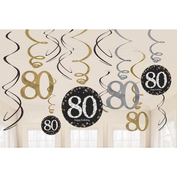 Deko-Spiralen 80 Sparkling Celebration