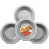 WILTON SEMI-DISPOSABLE ZINN MINI PIE PAN HERBST PK / 4