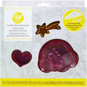 Wilton Magischer Metall Keksausstecher / Dekoration Set 3 Set