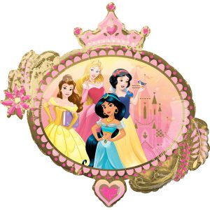 SuperShape Disney Princess Once Upon A Time Folienballon 86 cm x 81 cm