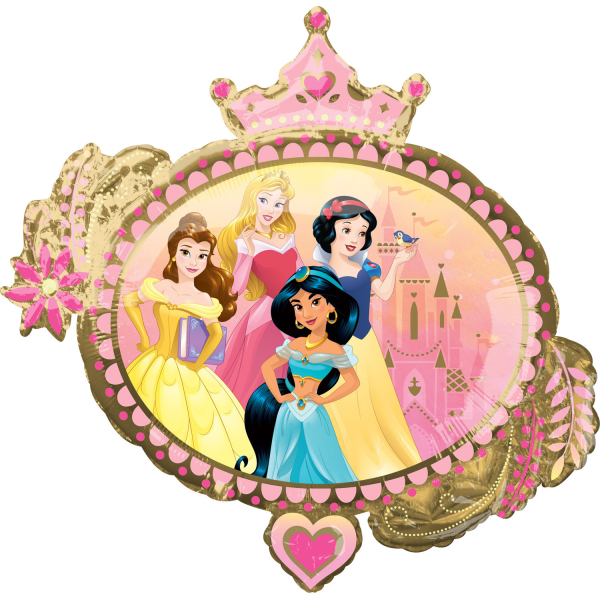 SuperShape Disney Princess Once Upon A Time Folienballon 86 cm x 81 cm
