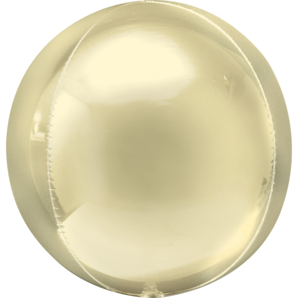 2177009-4030401-2-3-600 Orbz Pastell-Gelb Folienballon