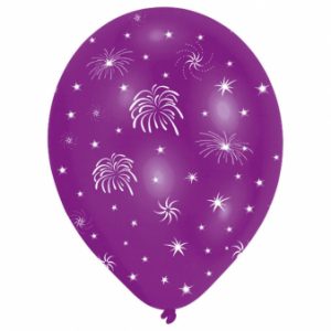 Latexballons Feuerwerk mehrfarbig