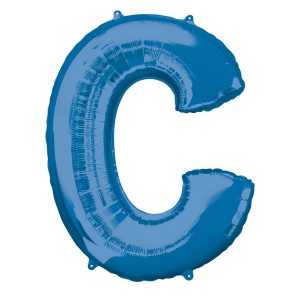 Folienballon SuperShape Buchstabe C Blau