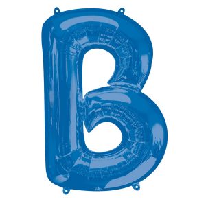Folienballon SuperShape Buchstabe B Blau/81cm